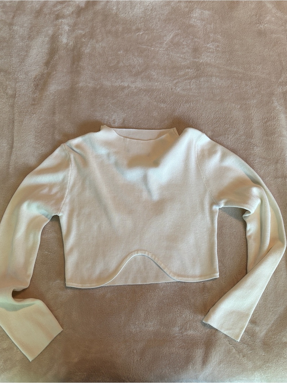 Cropped Light Sweater